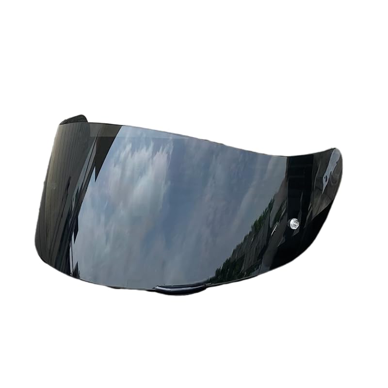 K1 Face Shield Uv-Protected for AGV K1, K1S, K3SV, K5, K5S Helmet Shield Visor Windshield (Black-Day use only)